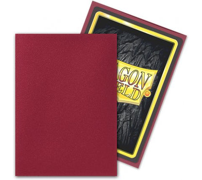 Dragon Shield Sleeves Matte Blood Red (100 pieces)