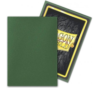Dragon Shield - Sleeves Matte: Forest Green (100 pieces)