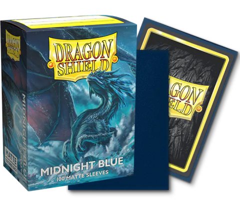 Dragon Shield Sleeves Matte Midnight Blue (100 stuks)
