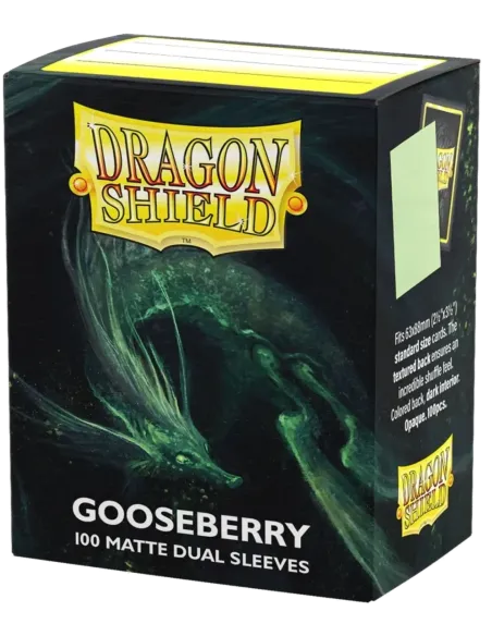 Sleeves Matte Dual Gooseberry - Standard Size (100x) - Dragon Shield
